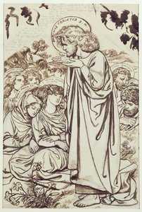Le Sermon sur la montagne - Dante Gabriel Charles Rossetti