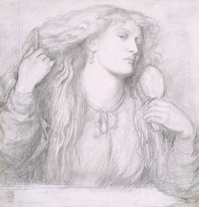 Femme se peignant les cheveux, Fanny Cornforth