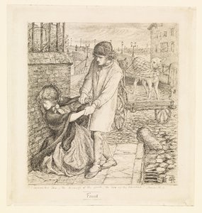Trouvé - Étude de composition - Dante Gabriel Rossetti