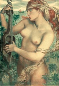 Ligeia Sirène - Dante Gabriel Charles Rossetti
