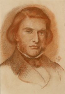 Portrait de John Ruskin, 1861 - Dante Gabriel Rossetti