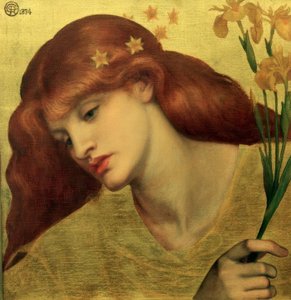 Sancta Lilias - Dante Gabriel Charles Rossetti