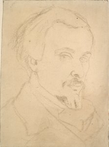 Autoportrait, vers 1850-1870 - Dante Gabriel Rossetti