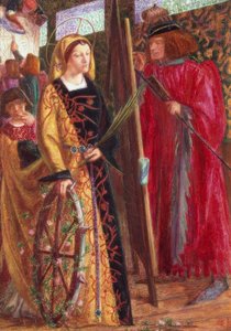 Sainte Catherine - Dante Gabriel Charles Rossetti