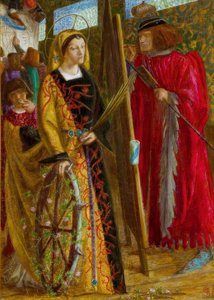 Sainte Catherine - Dante Gabriel Charles Rossetti
