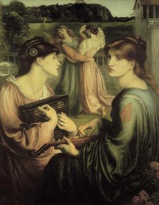 Le Préau - Dante Gabriel Charles Rossetti