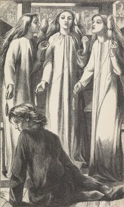 Le maître de musique, 1855 - Dante Gabriel Rossetti