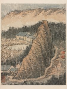Réminiscences de la rivière Qinhuai, Dynastie Qing - Daoji Shitao