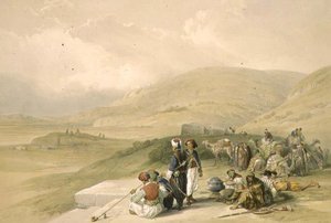 Le puits de Jacob à Sichem, 17 avril 1839, planche 40 du Volume I de 