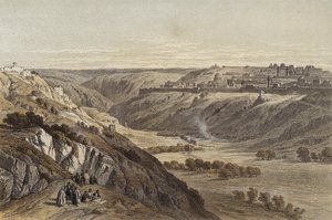 Jérusalem depuis le mont des Oliviers - David (after) Roberts