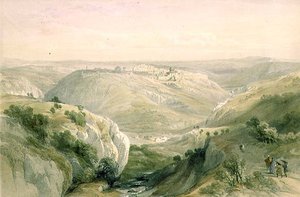 Jérusalem depuis le sud, 12 avril 1839, planche 10 du Volume I de 