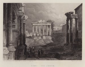 Rome, le Forum - David (after) Roberts