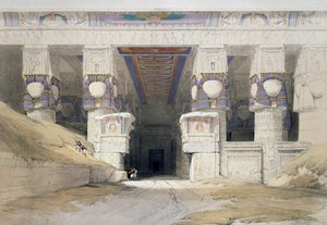Le temple de Dendérah, 7 décembre - David (after) Roberts