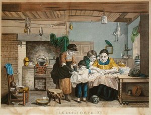 Le Doigt Coupé, gravé par Joly, vers 1830-40 - David (after) Wilkie