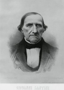 Portrait de Giovanni Santini (1787-1877), astronome, mathématicien et scientifique italien - John Ward Dunsmore