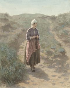 Dans les dunes à Zandvoort - David Adolph Constant Artz