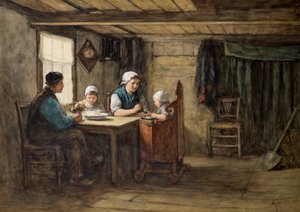 Le repas de midi - David Adolph Constant Artz