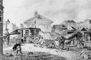 Marché de Covent Garden, 1824 - David Barber