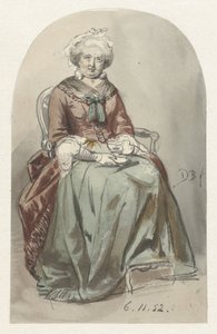Vieille dame assise - David Bles