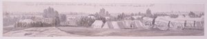 Paysage avec figures et une charrette - David Charles Read