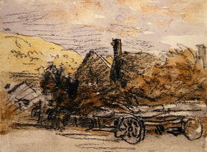 Un chariot de bois - David Cox