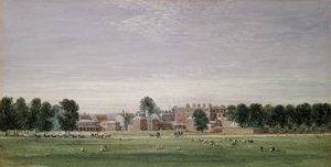 Buckingham House depuis Green Park, 1825 - David Cox