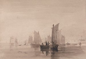 Pêche au large de Hastings - David Cox