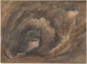 Intérieur de la grotte - David Cox