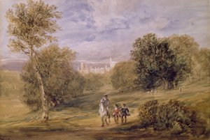 Haddon Hall depuis le Parc, 1831 - David Cox