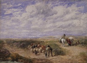 Prenez la route de gauche, 1854 - David Cox