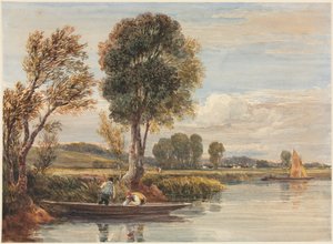 Sur la Tamise, vers 1827-1829