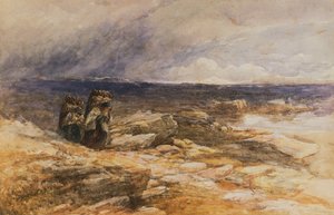 Les ramasseurs de tourbe près de Bettws-Y-Coed, nord du Pays de Galles - David Cox