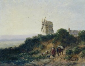 La route vers le moulin