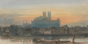 Westminster depuis Lambeth - David Cox