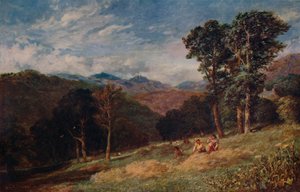 Fenaison, près de Conway, vers 1852 - David Cox the elder