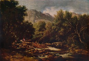 Sur le Lledr, vers 1844 - David Cox the elder