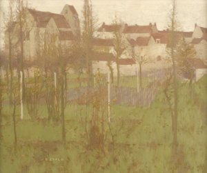 Grez depuis la rivière, vers 1896