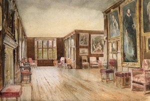 La galerie Leicester, Knole House - David Hall McKewan