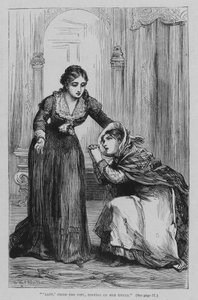 Illustration pour Oliver Twist de Charles Dickens (gravure) - David Henry Friston