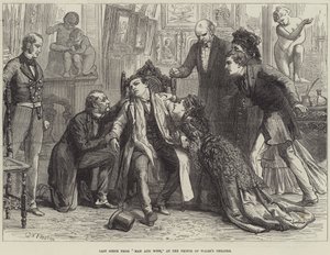 Dernière scène de Man and Wife, au Prince of Wales