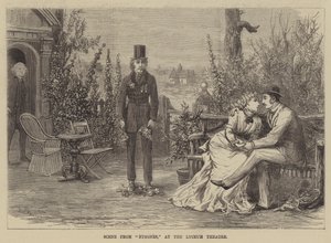 Scène de Bygones, au Lyceum Theatre - David Henry Friston