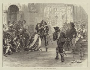Scène de Charles Ier au Lyceum Theatre - David Henry Friston