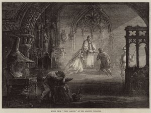 Scène de Free Labour, au théâtre Adelphi - David Henry Friston