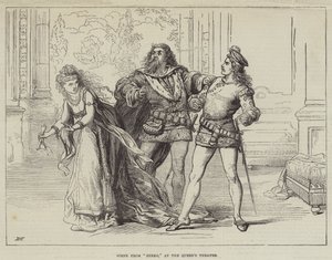 Scène de Hinko, au Queens Theatre - David Henry Friston