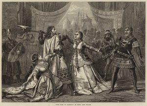 Scène de Il Talismano, au Théâtre Drury Lane