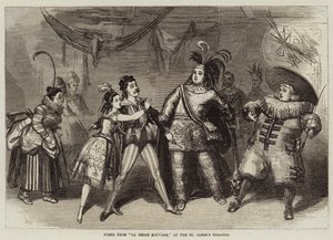 Scène de La Belle Sauvage, au théâtre St James - David Henry Friston