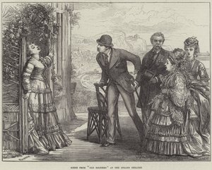 Scène de Vieux Soldats au Strand Theatre - David Henry Friston