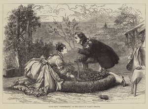 Scène de Sweethearts, au Prince of Wales