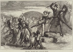 Scène de The Happy Land, au Court Theatre