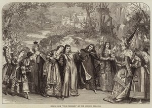 Scène de La Princesse, au Théâtre Olympique - David Henry Friston